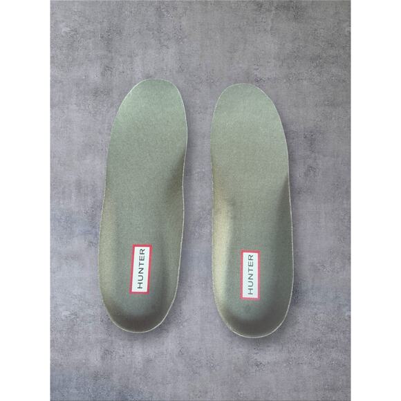 Hunter Refined Slim Fit Chelsea Rain Boots Women’s Sz 8 Green Waterproof Shoes - Picture 6 of 11